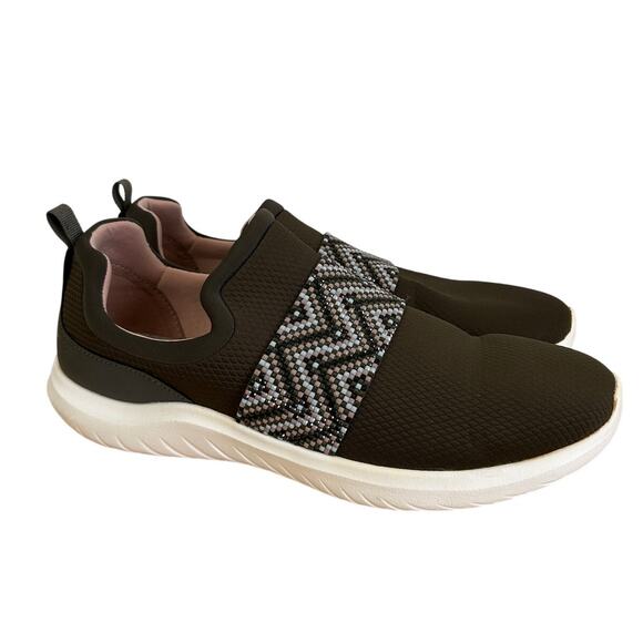 Clarks Shoes - Clarks Nova Way Slip-On Sneakers Dark Olive Size 12